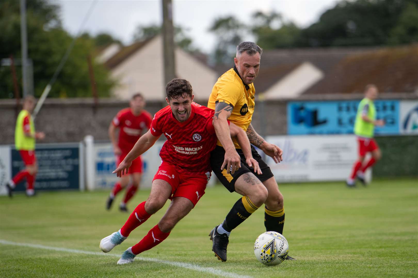 Brora Rangers beat Nairn County on the opening day of the season. Picture: Callum Mackay..