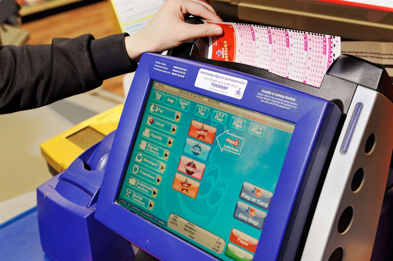 Allwyn is planning an overhaul of some of the lottery’s retail in-store kit over the year ahead (Alamy/PA)