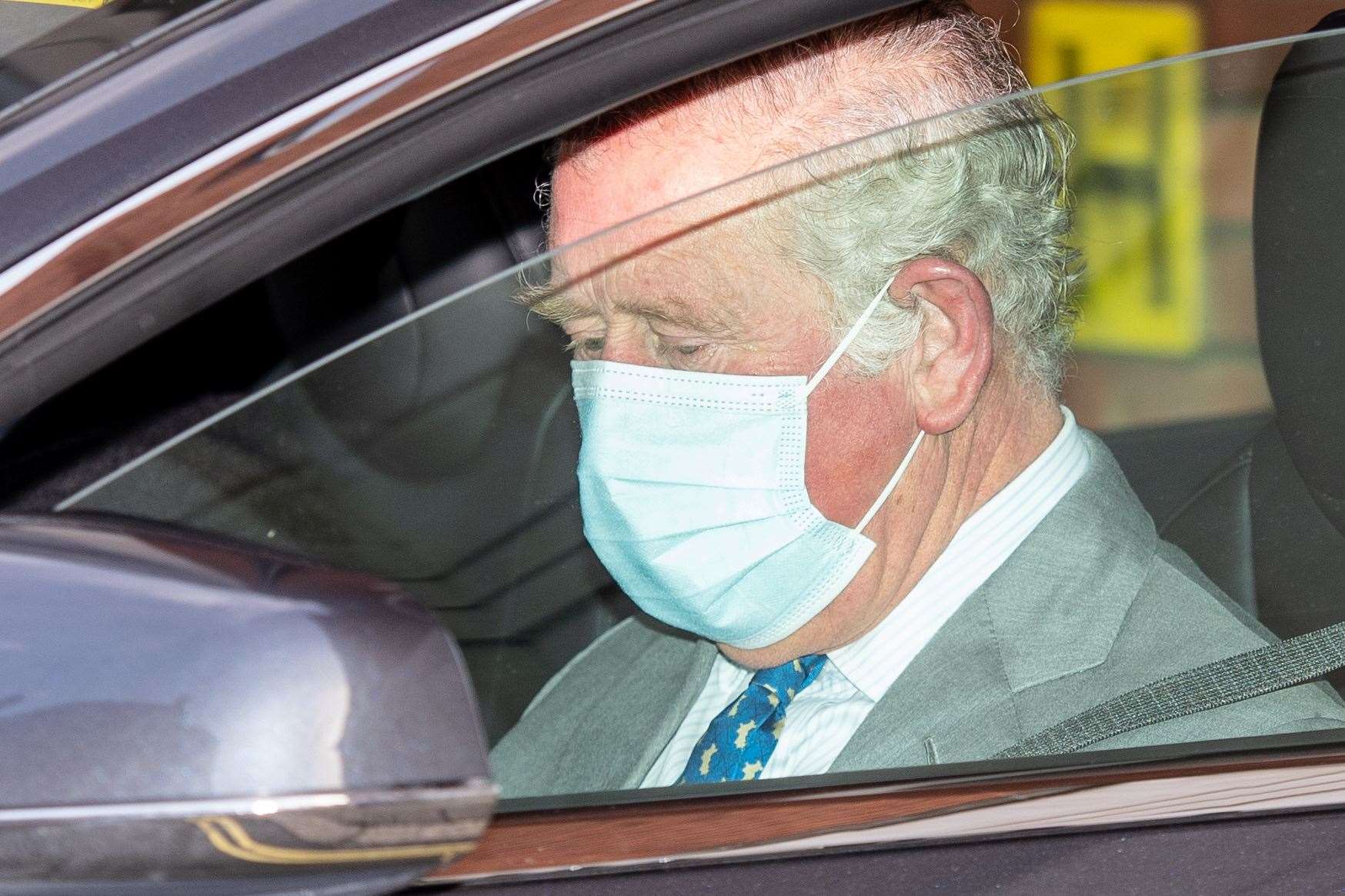The Prince of Wales visited his father in hospital on Saturday afternoon (Dominic Lipinski/PA)