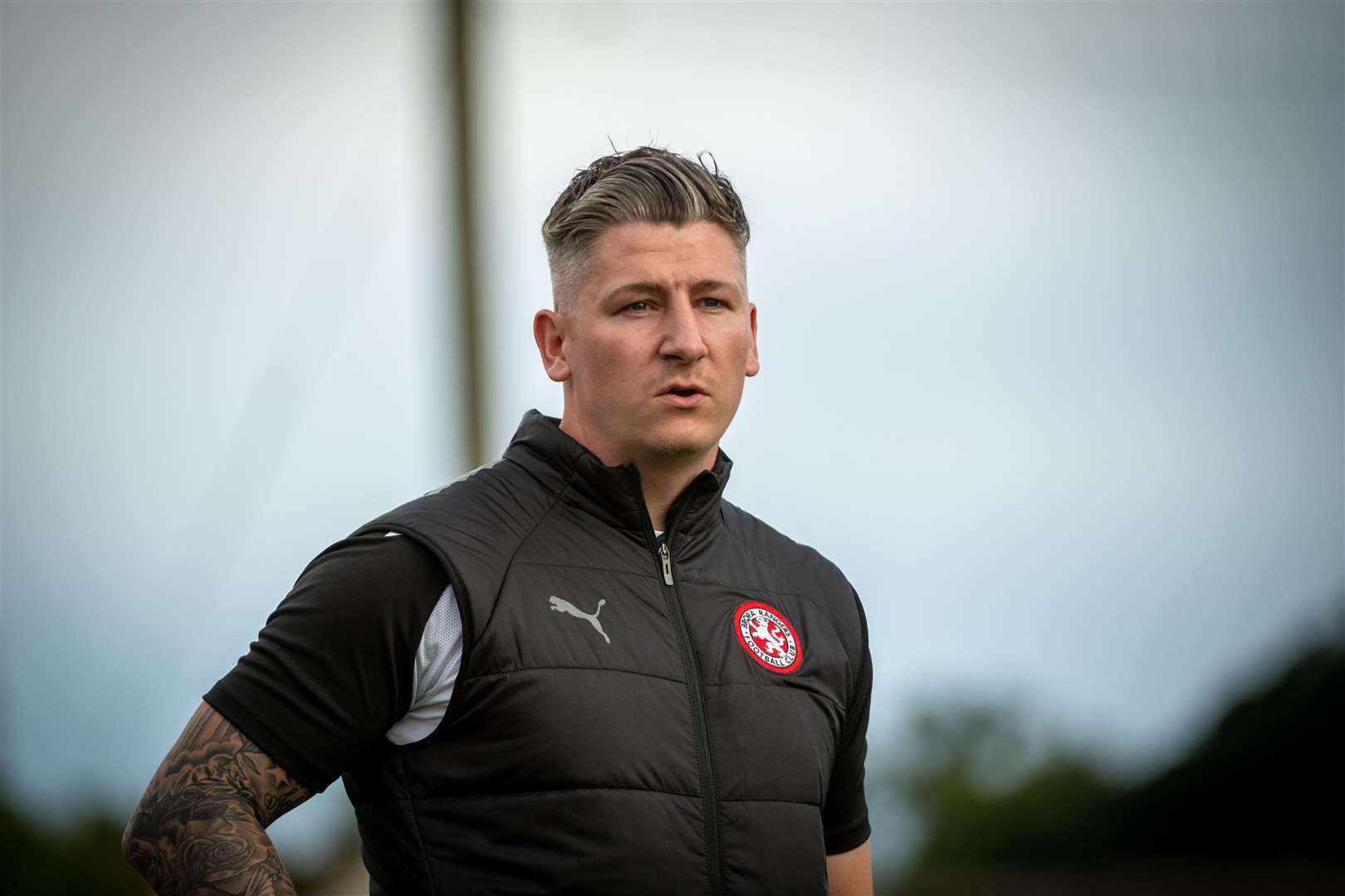 Brora Rangers player-assistant Josh Meekings has revealed that the squad are looking to snap up nine points from nine at home before Christmas. Picture: Callum Mackay