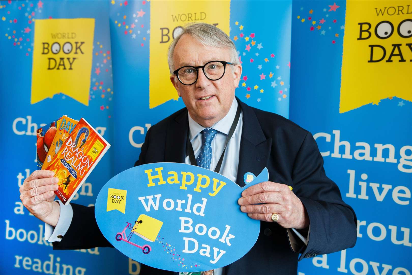 Jamie Stone says he is delighted to celebrate his love of reading through the World Book Day campaign. Picture: Katrina Dimech
