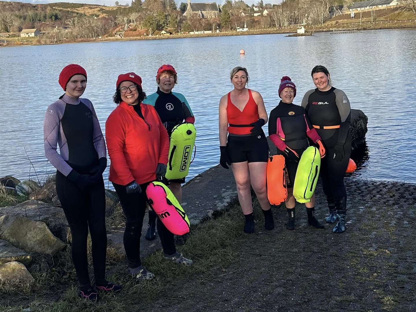 Loch Shin Swimmers have so far raised over £340 towards their Red Nose Day total.