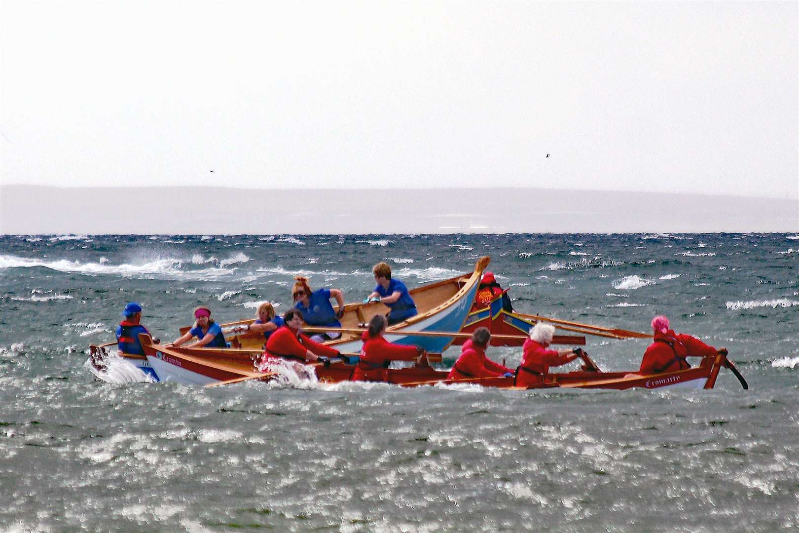 Golspie competed in the Orkney Coastal Rowing Regatta at Scapa Beach.