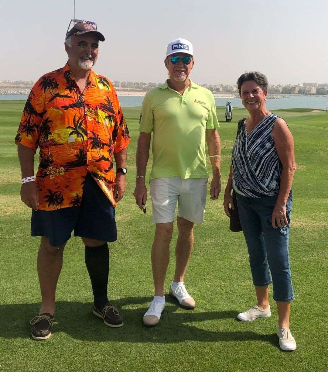 Paul and Annie Marriott with Jimenez at Al Hamra.