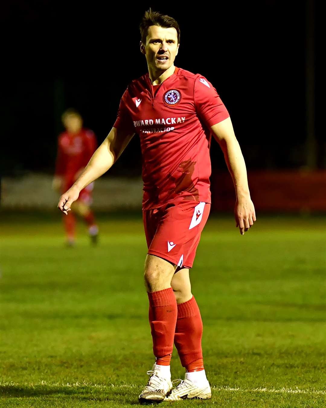 Brora's Steven Mackay after coming off the bench in what turned out to be his final match as a player. Picture: Mel Roger