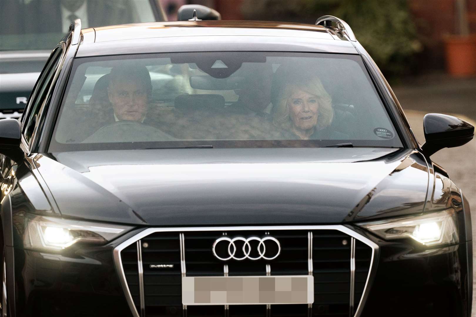 Camilla leaves the London Clinic in central London (James Manning/PA)