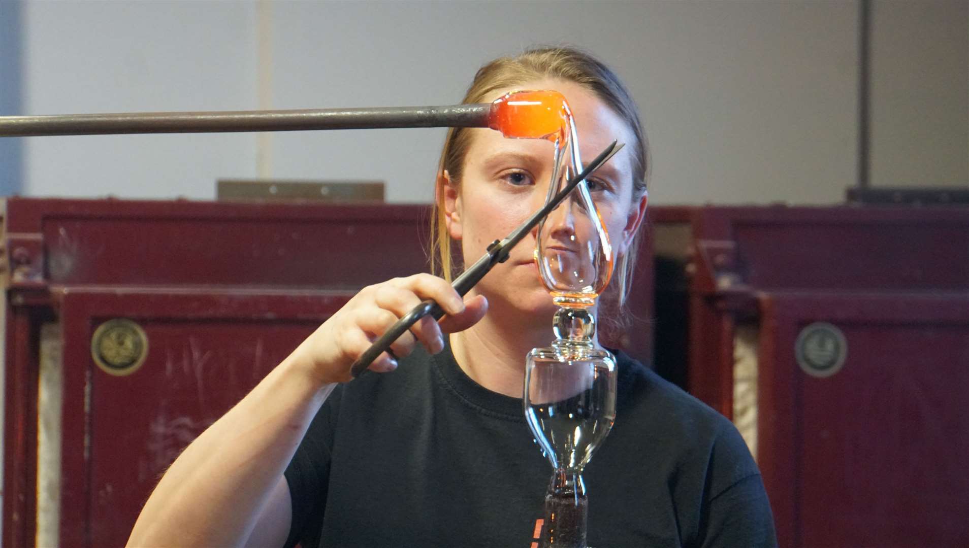 North Lands Creative in better days when the public was invited to watch glass making at its Lybster studio. Picture: DGS
