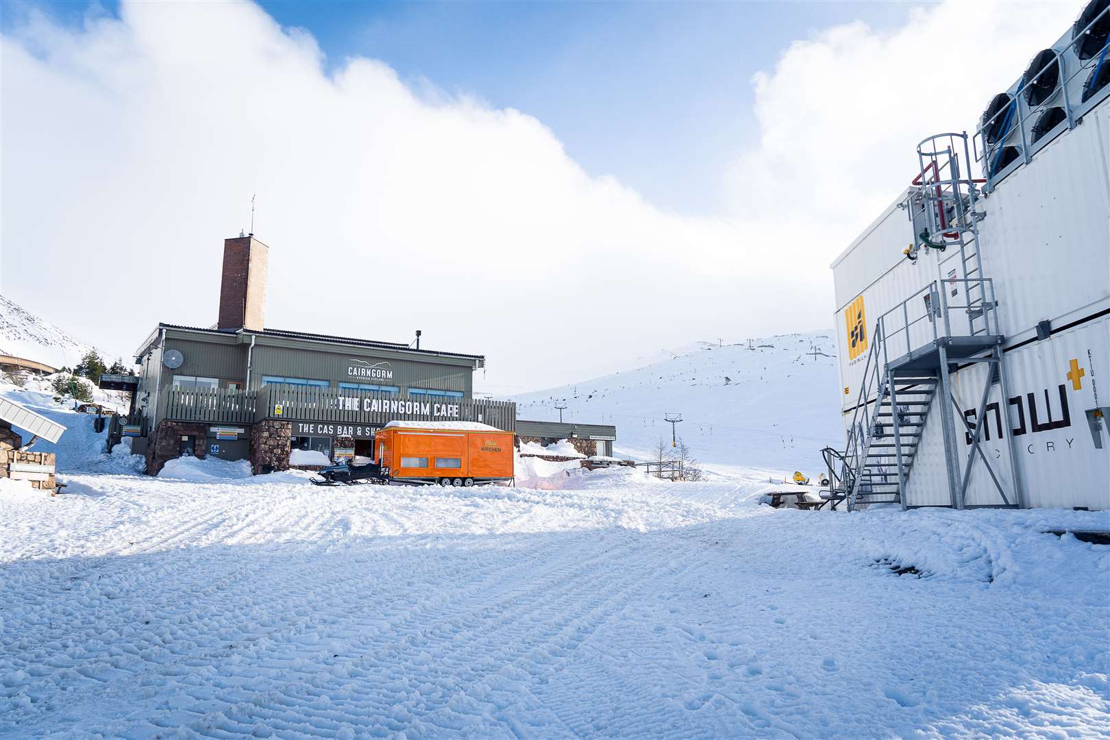 The SnowFactory at Cairngorm Mountain. Photo: Angus Trinder.