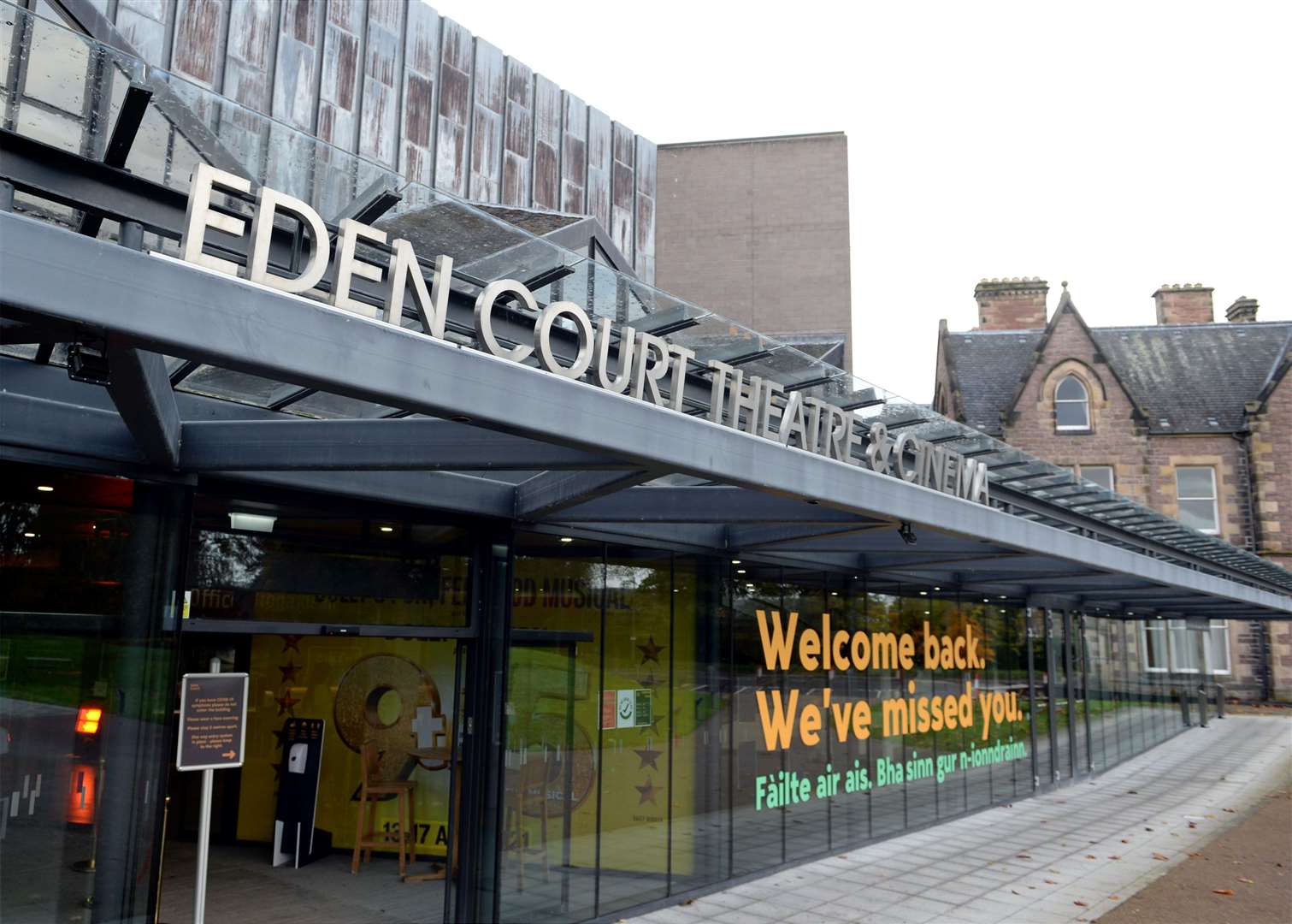 Eden Court theatre in Inverness. Picture: James Mackenzie.