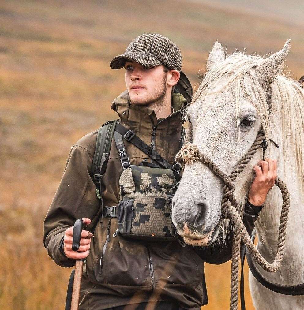 Rory Donaldson (18) Game and Wildlife Learner of the Year and head stalker’s ghillie at Drummond Estate, Glenartney, Perthshire. Picture: Sarah Farnsworth Photography
