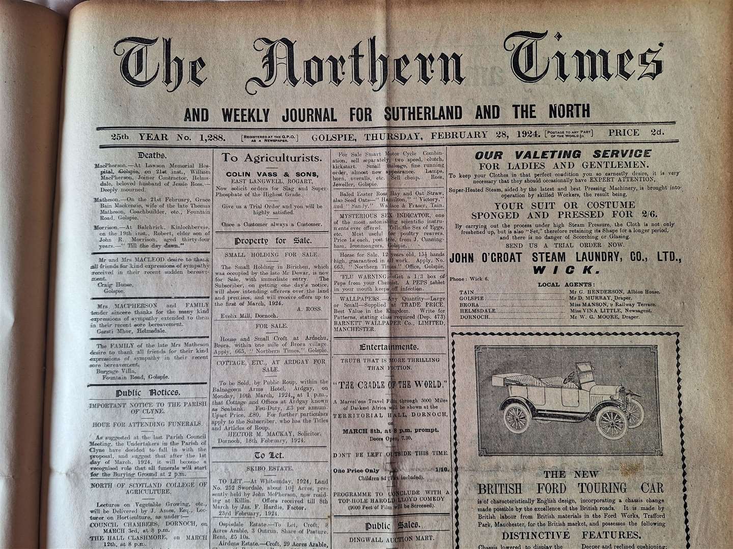 The edition of February 28, 1924.