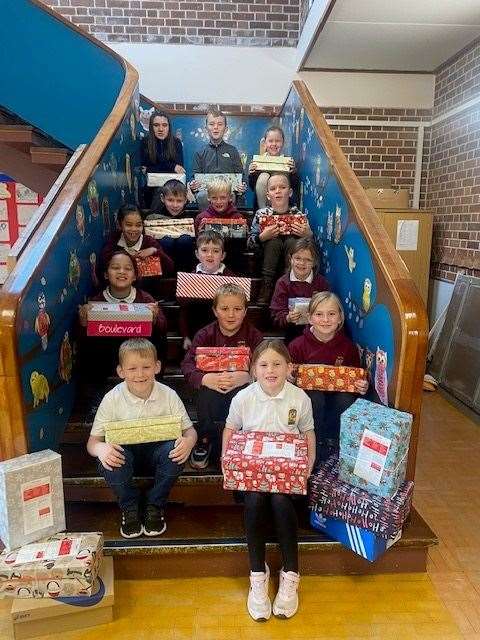 Brora Primary School has opted this year to support the annual Blythswood Care Shoe Box Appeal and so far have filled around 25 boxes.