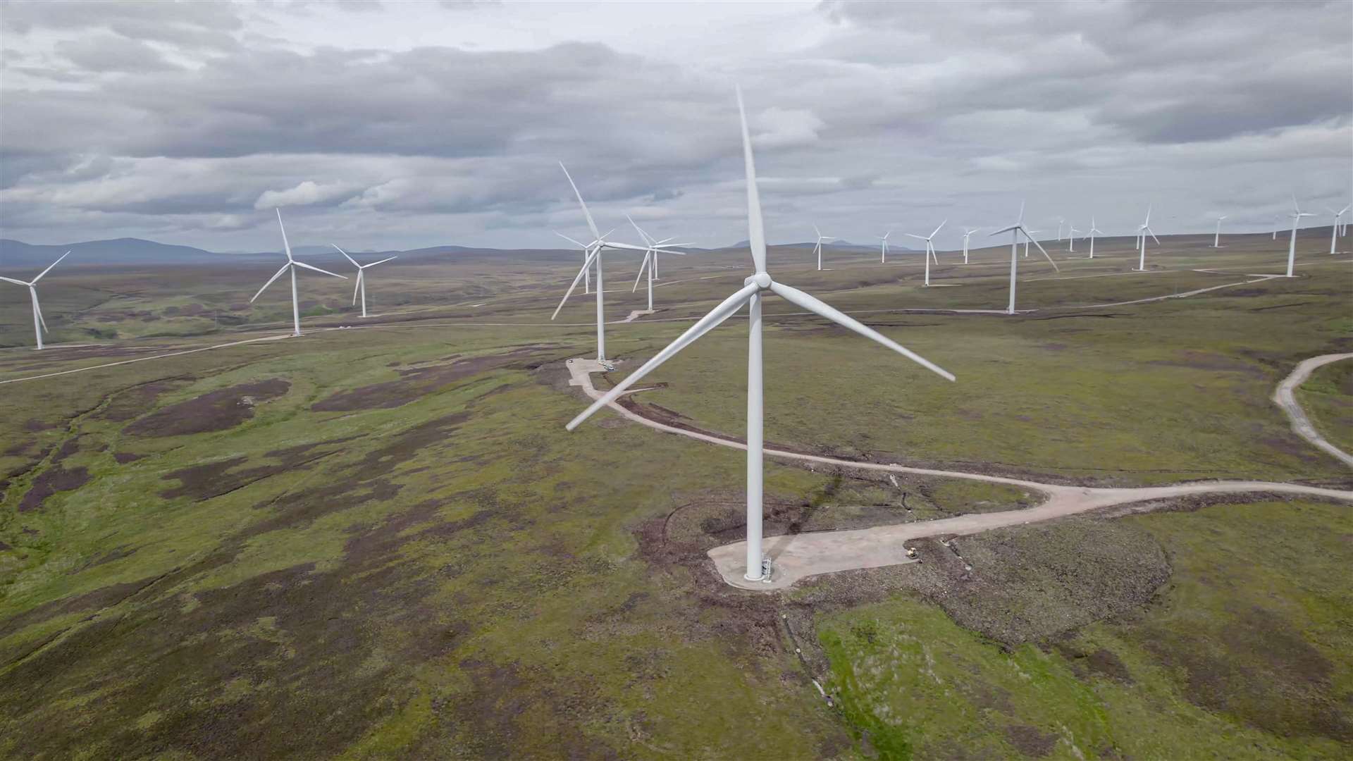 Gordonbush Wind Farm is located in Strath Brora.
