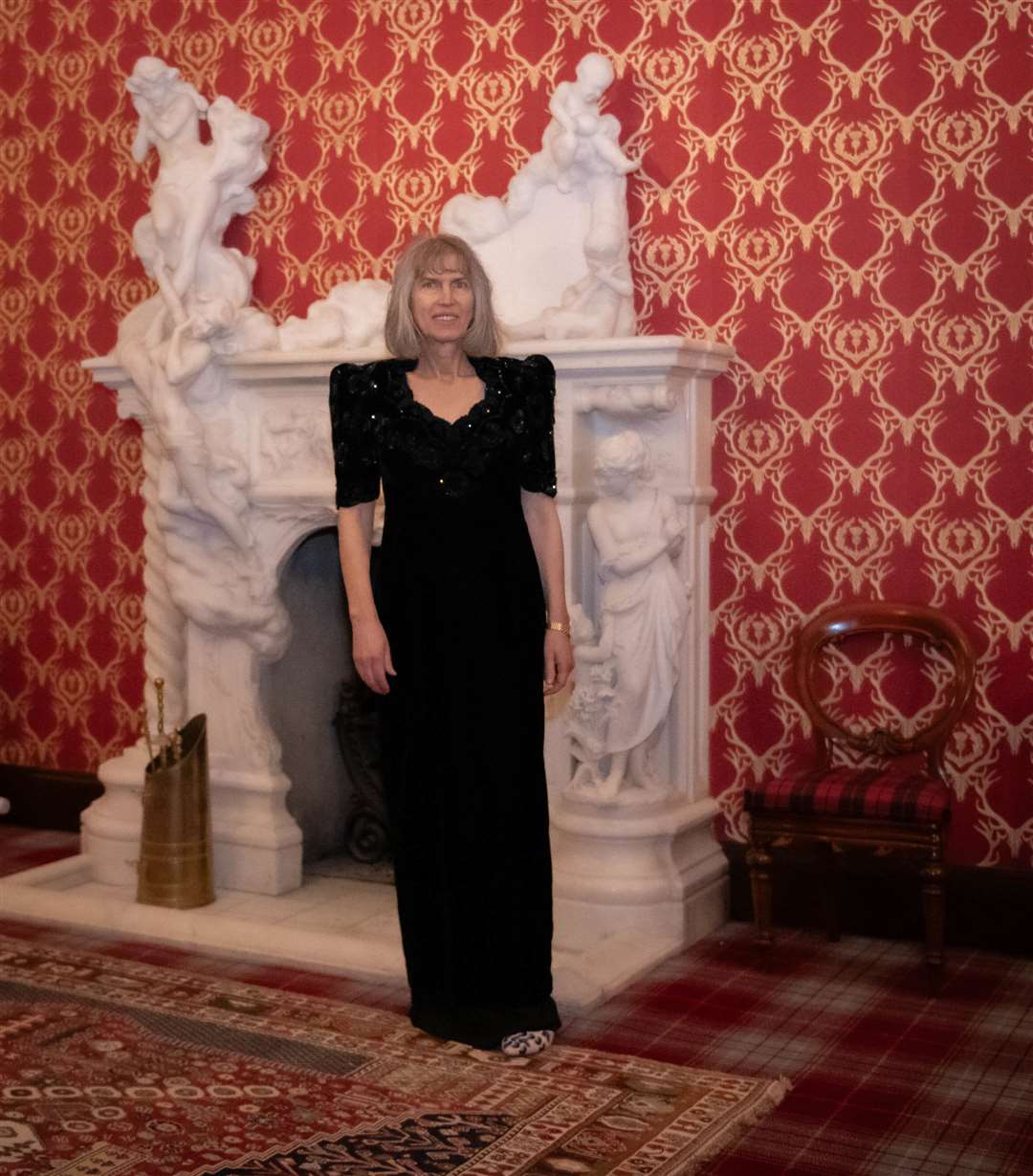 Samantha Kane at a recent Burns supper held in the castle.