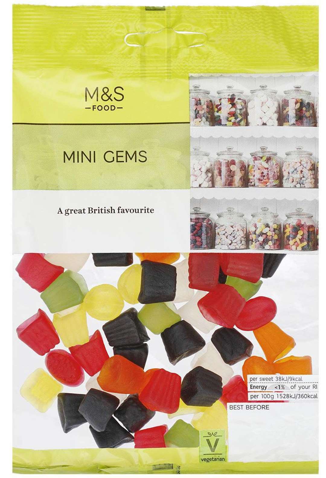 A packet of Marks & Spencer Mini Gems, formerly known as Midget Gems (Marks & Spencer/PA)