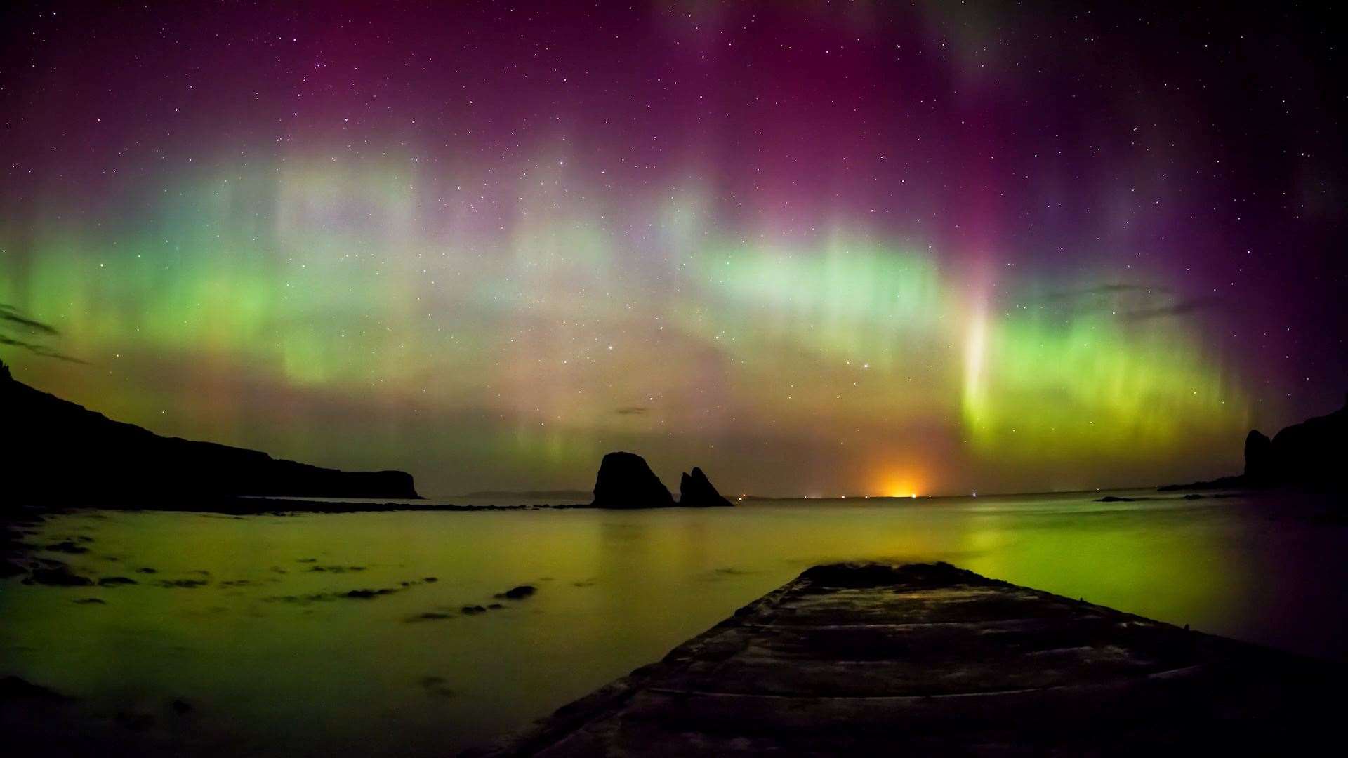 Aurora in Caithness – one of the images promoting Venture North's autumn and winter campaign. Picture: Venture North