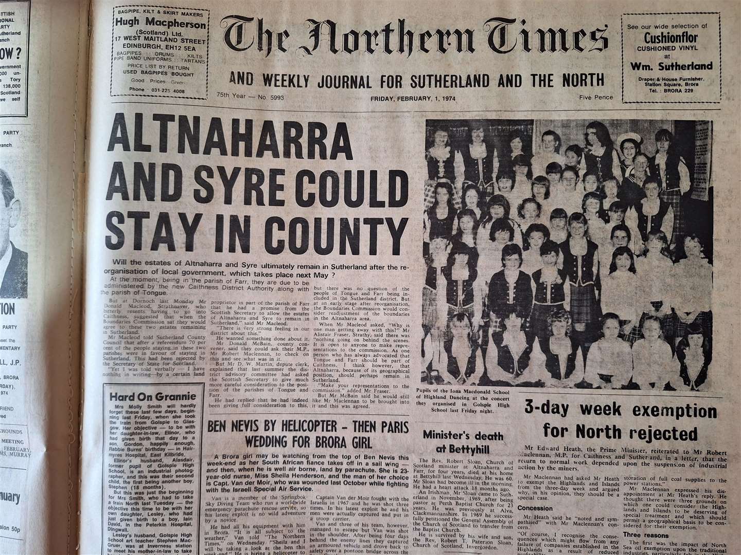 The edition of February 1, 1974.