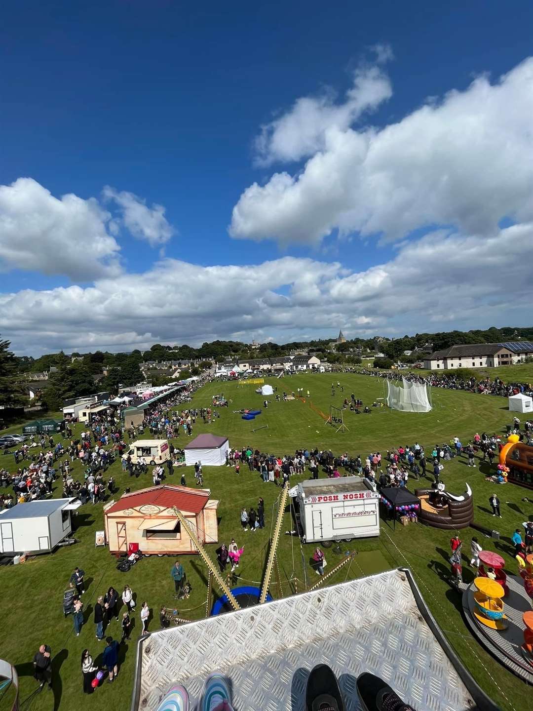 Meadows Park was bathed in sunshine for the 2023 Highland Games.
