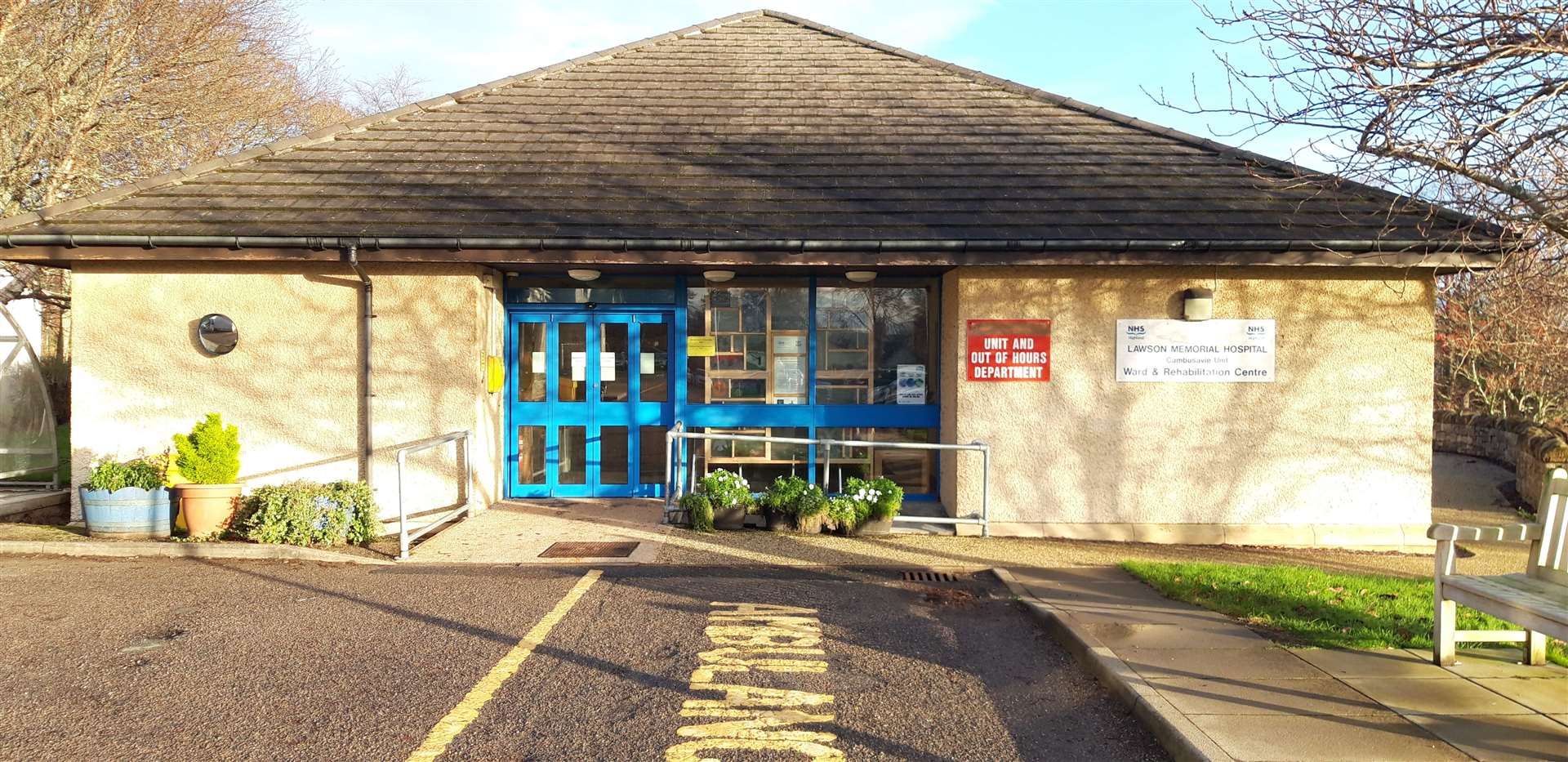 The Minor Injuries Unit, which is housed in the Cambusavie Unit at the Lawson Memorial Hospital, Golspie, has still to reopen following the pandemic.