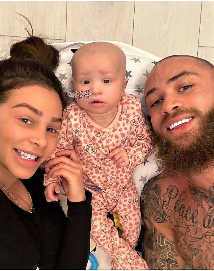 Ashley Cain and his partner Safiyya Vorajee lost their daughter to leukaemia at just eight-months-old.