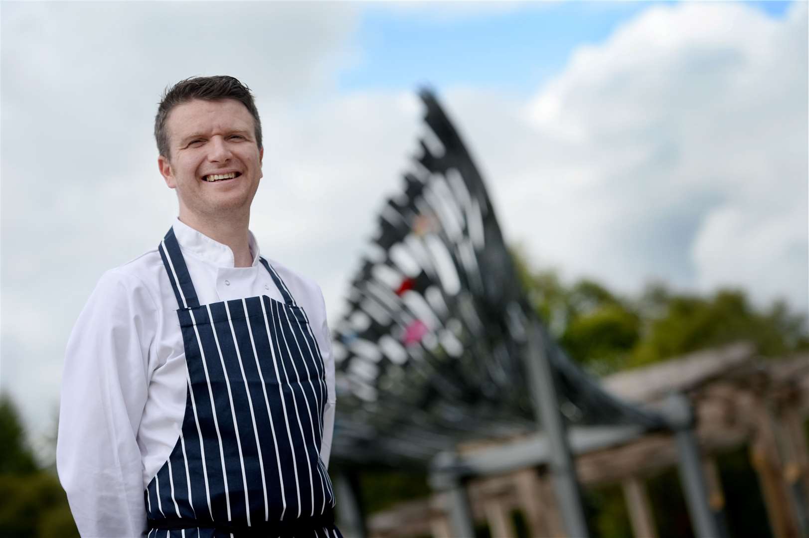 Graham Rooney is showcasing produce from his doorstep at the Royal Highland Show demonstration.