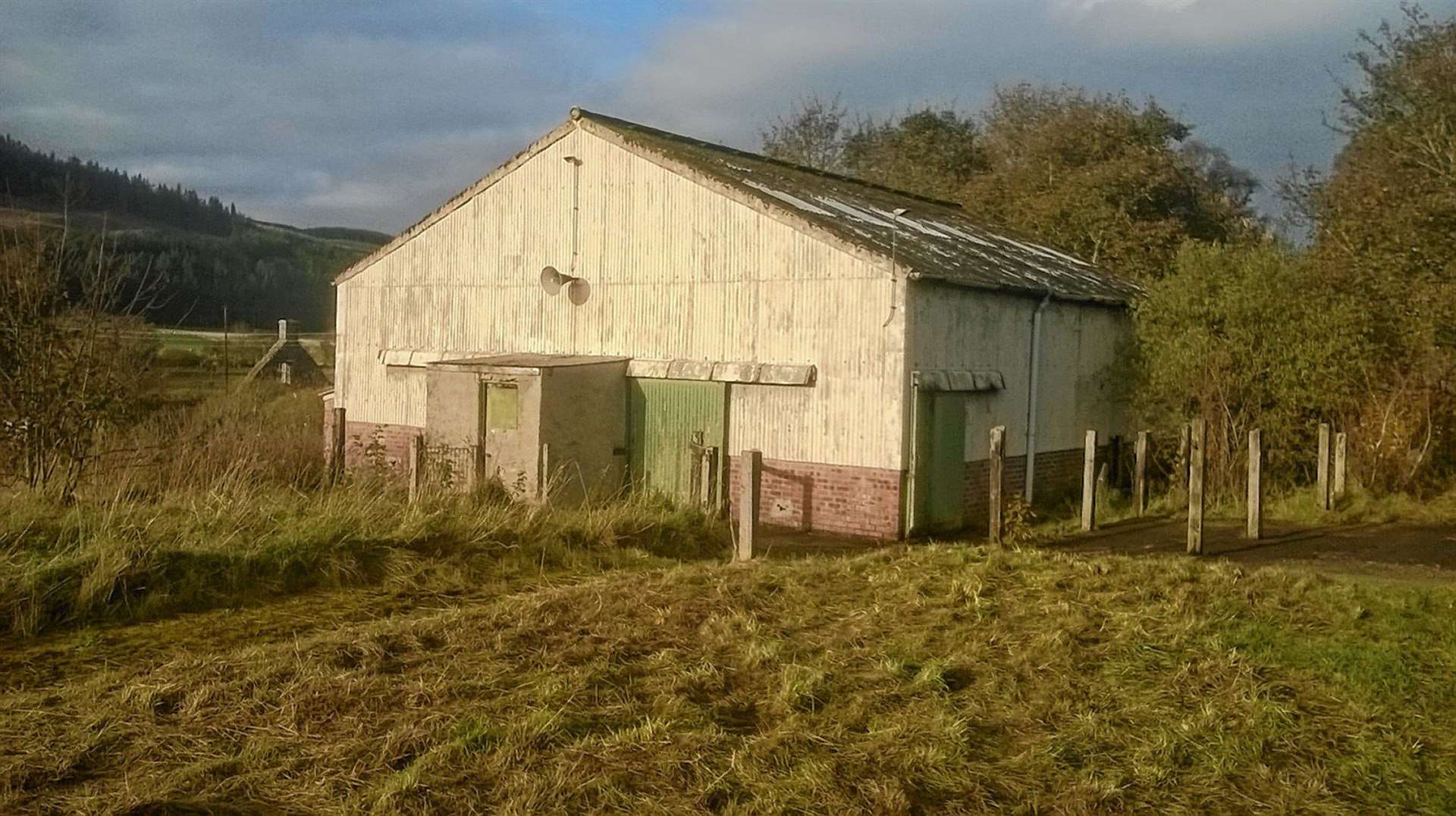 The historic auction mart before it was refurbished.