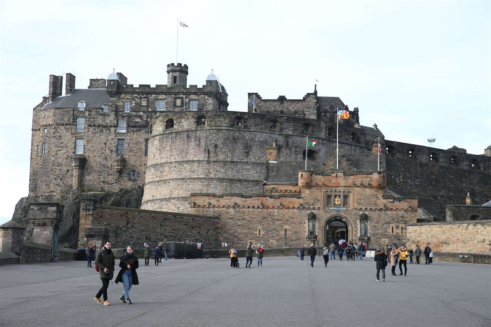 The Stone of Destiny is back on public display in Edinburgh Castle (Andrew Milligan/PA)