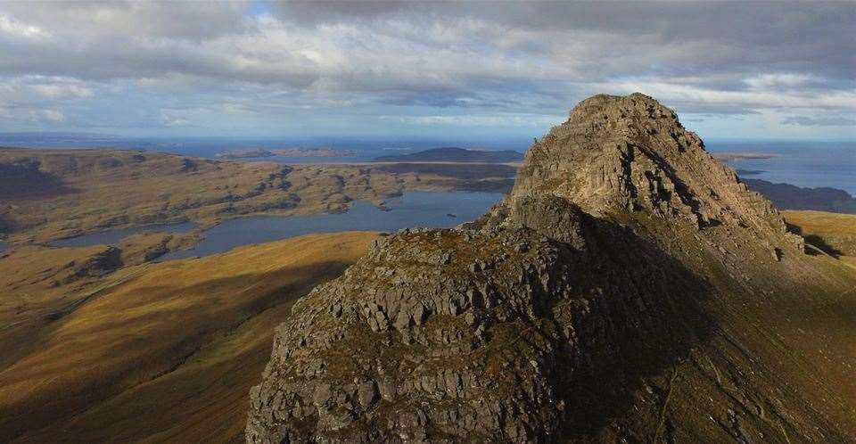 The ranger-led walk on Stac Pollaidh has been cancelled. Picture: Philip Murray