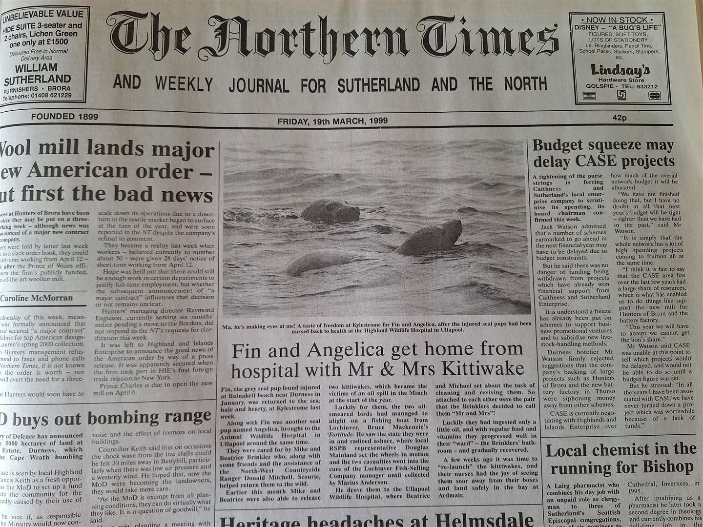The edition of March 19, 1999.