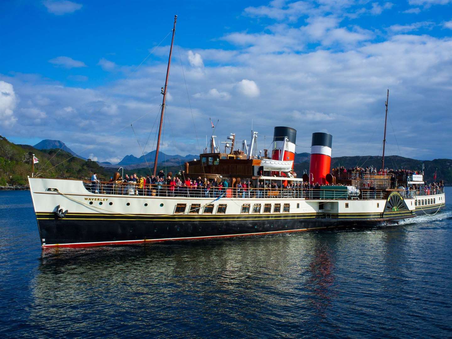 The Waverley paddle steamer.