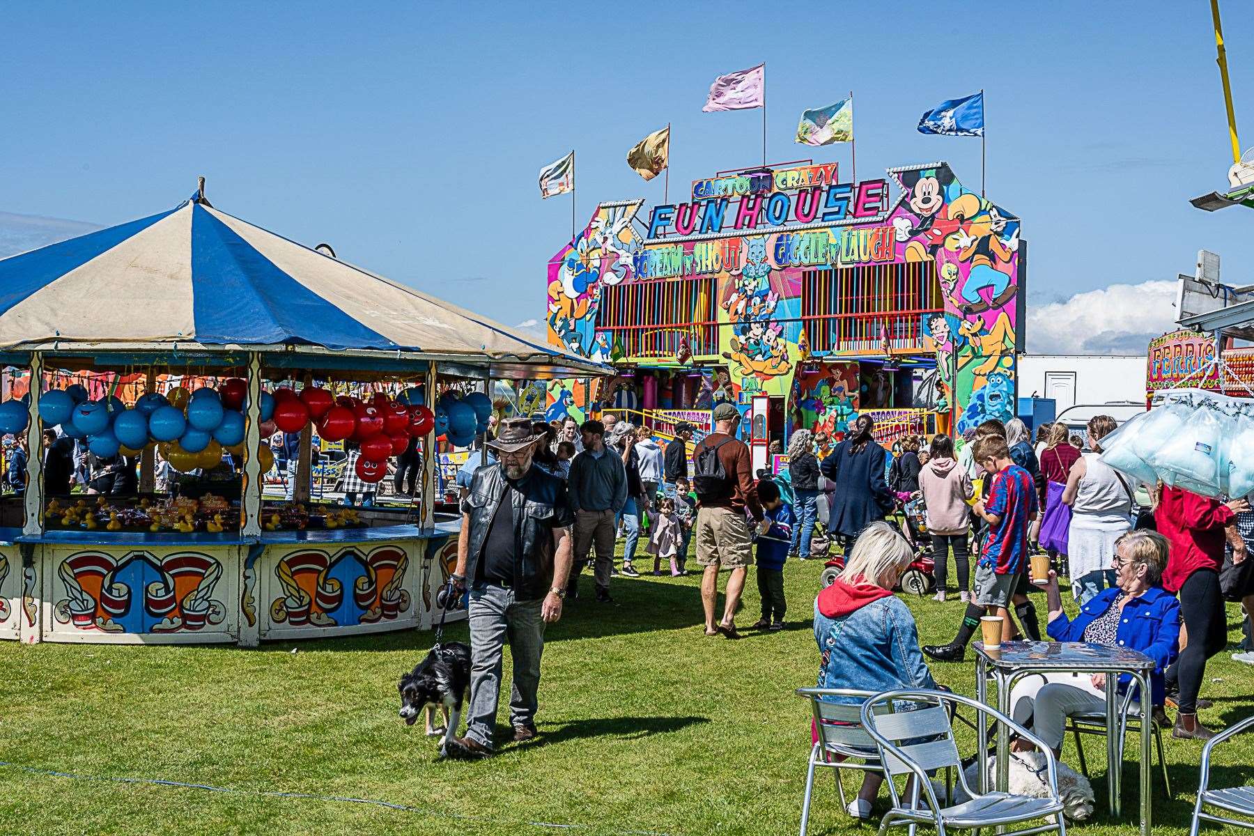 Funfair at the show. Photo: East Sutherland Camera Club
