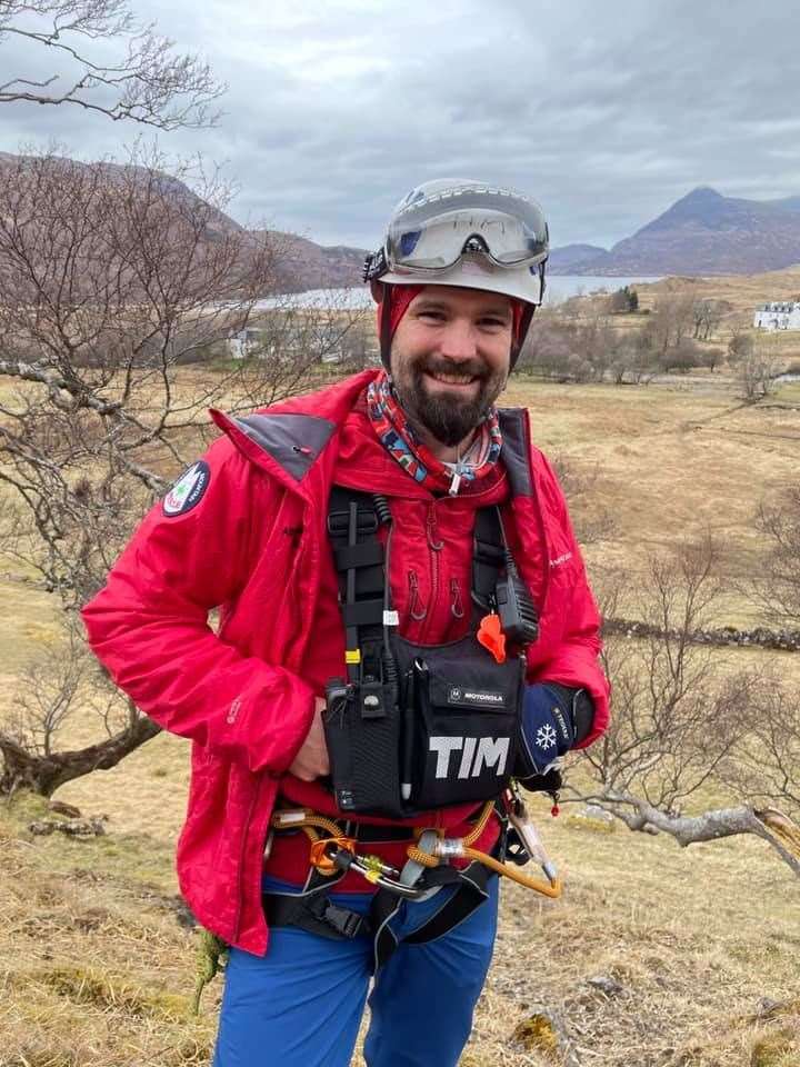 Assynt Mountain Rescue team leader Tim Hamlet.
