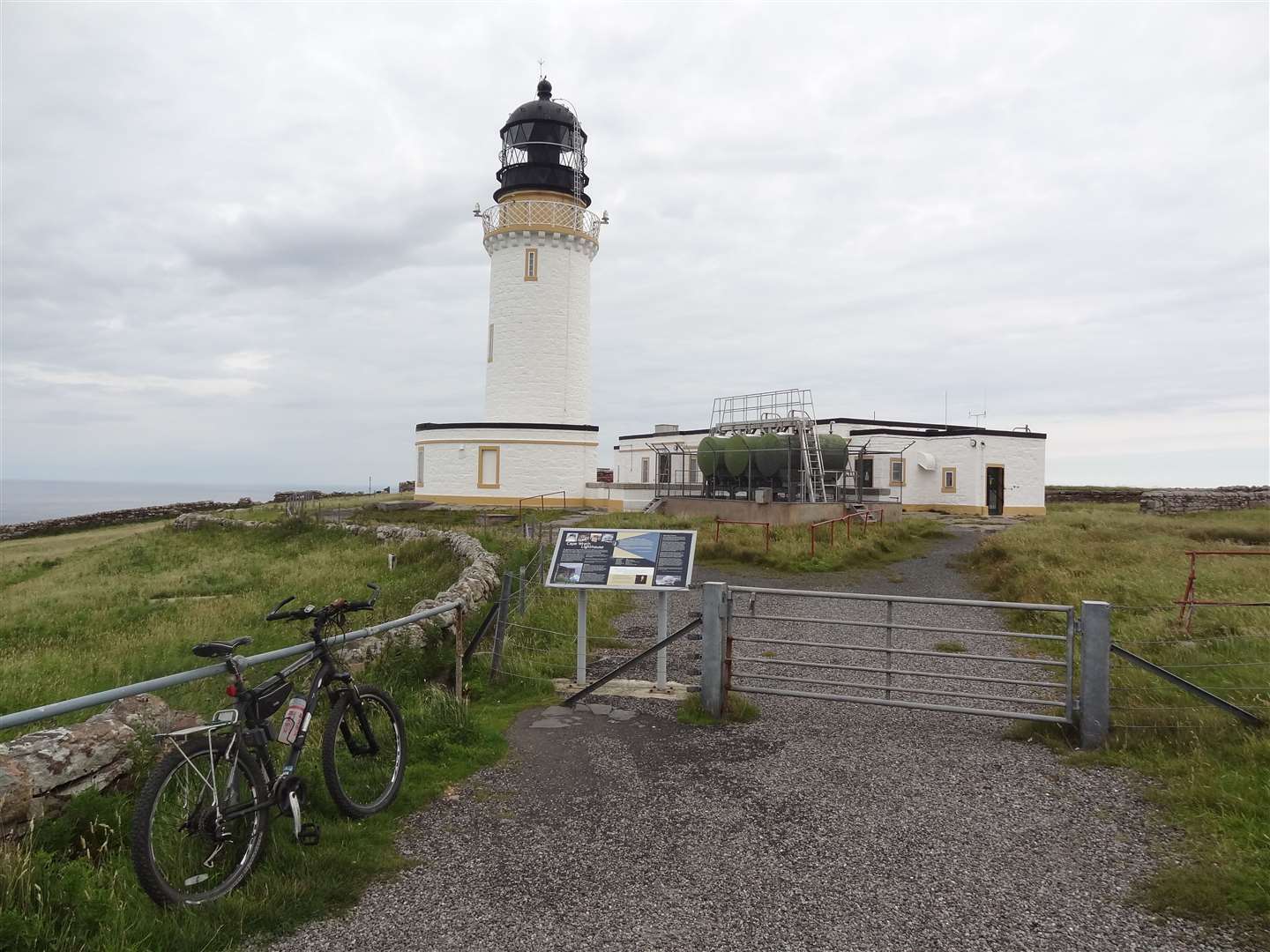 The road is the only route into the lighthouse at Cape Wrath. Picture: John Davidson