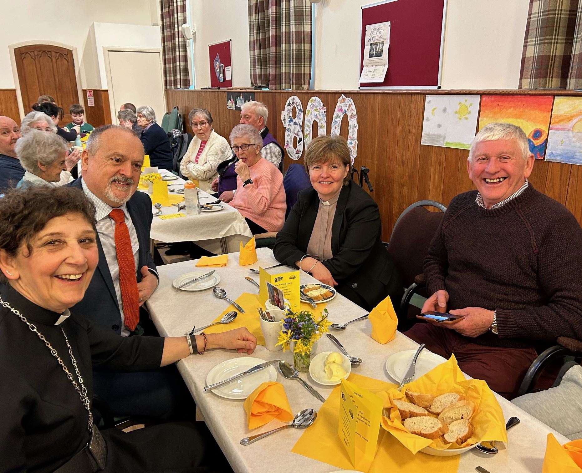 The Moderator joined the congregation at the West Church Hall for a Soup & Sweet lunch in support of Christian Aid.