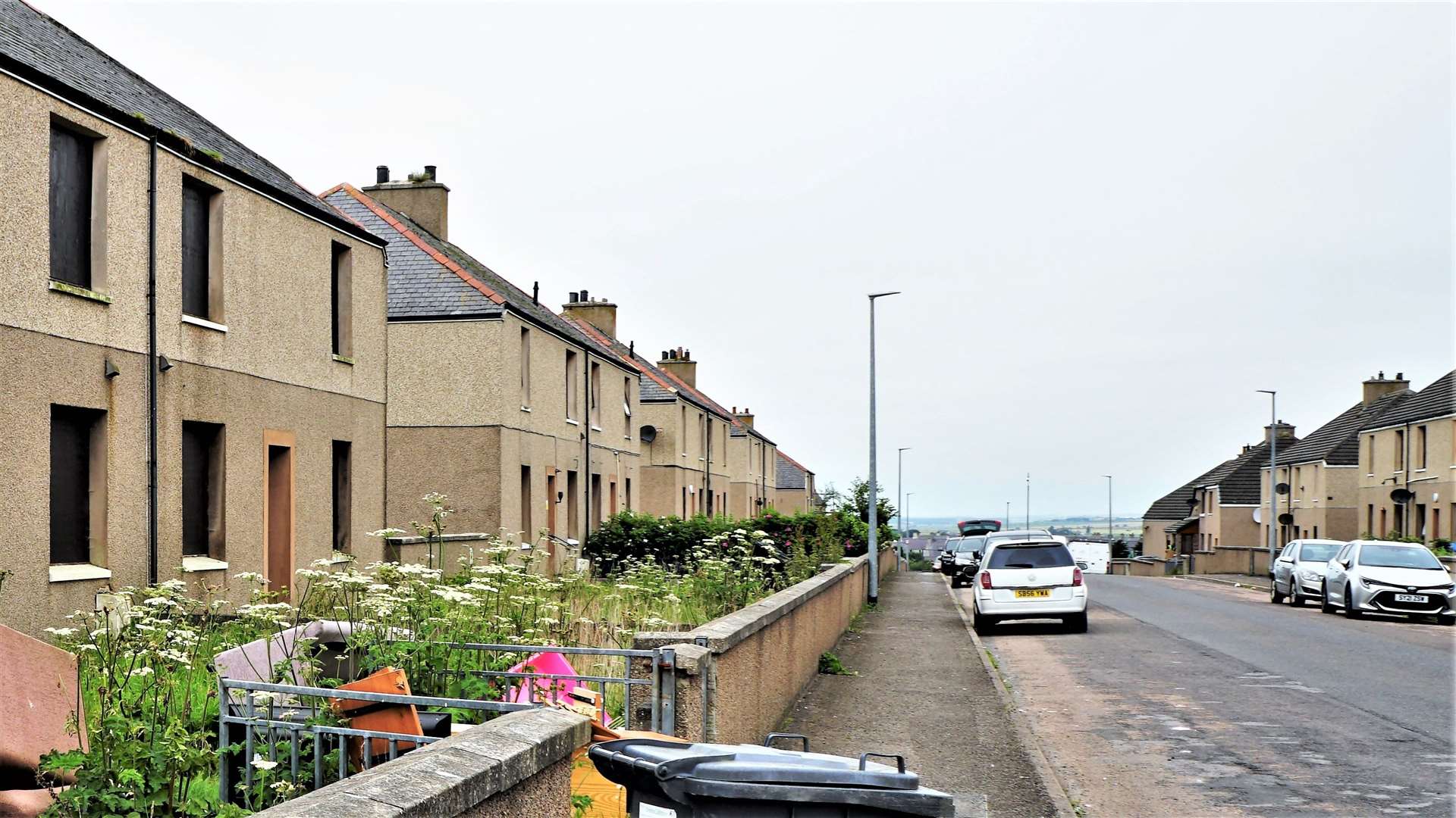 Kennedy Terrace council housing in Wick. Picture: DGS