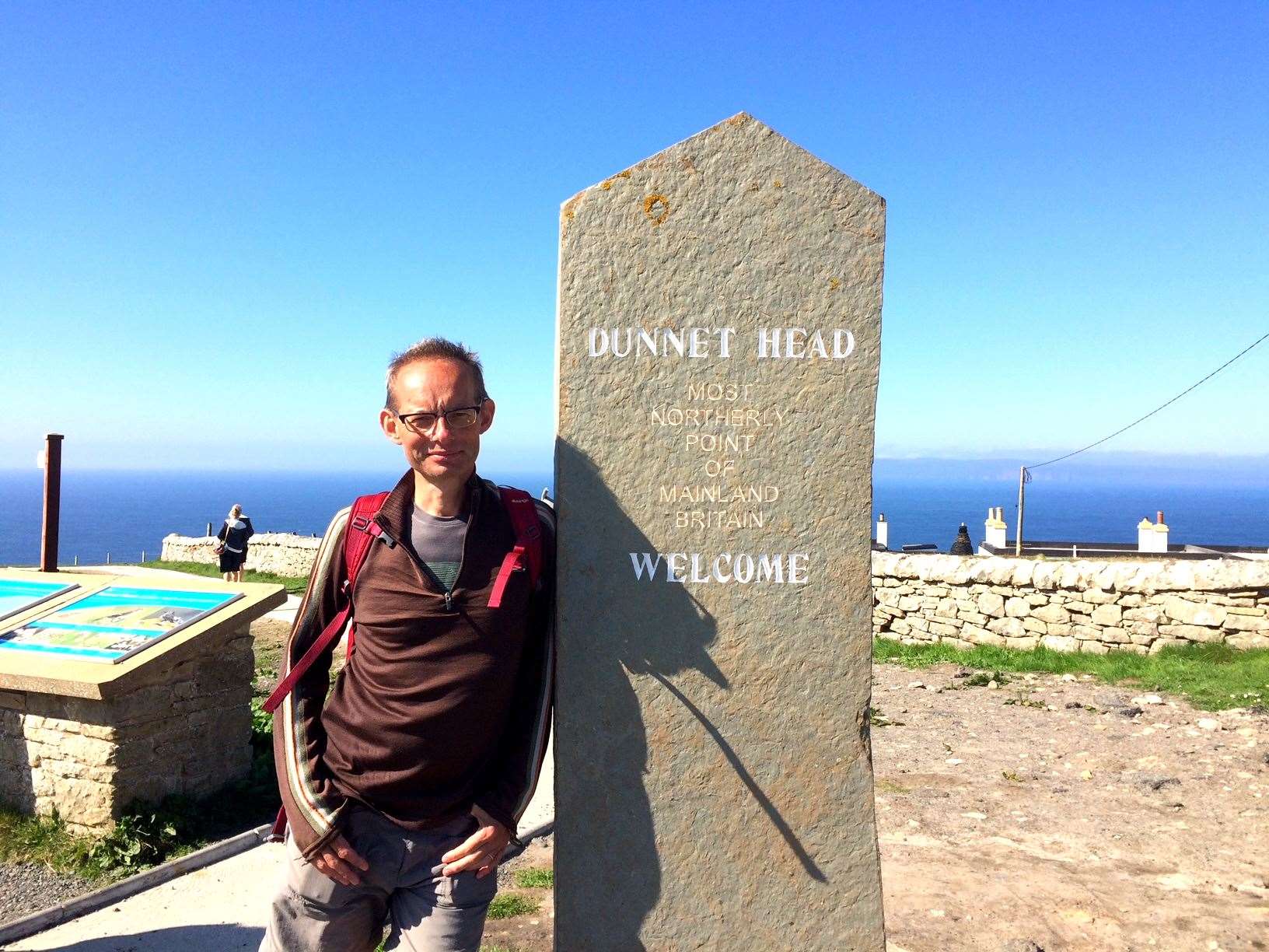 Rob Pickard's main aim was to complete his walk of a lifetime by reaching Dunnet Head.