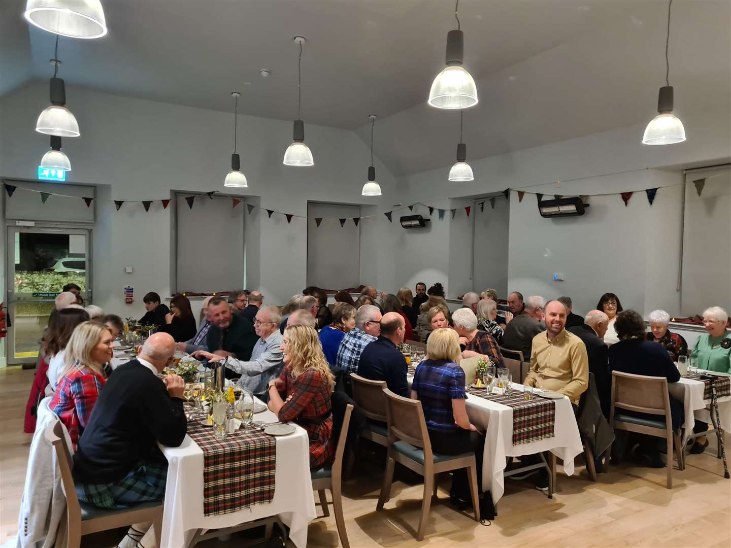 The renovated former Embo Primary School was the perfect venue for the Burns supper. Picture: Alexander MacDonald