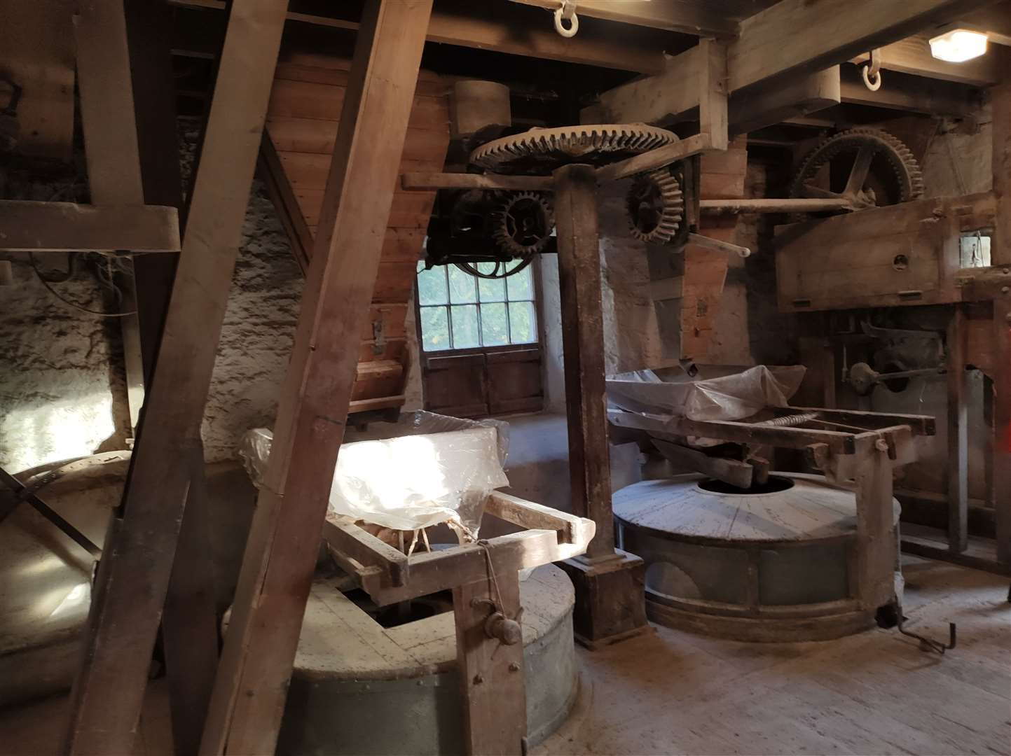The mill produced a range of artisan flours and meals.