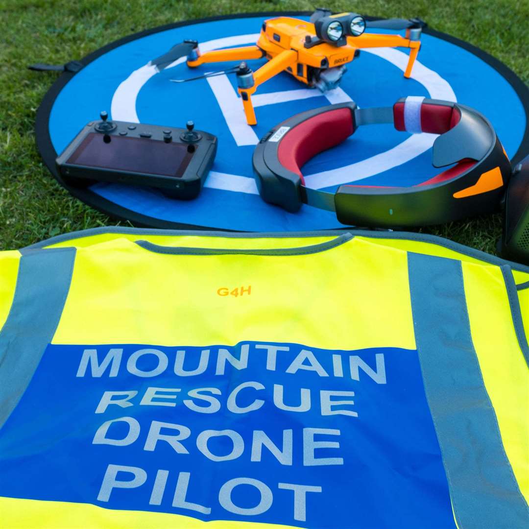 The drones will give Assynt Mountain Rescue much greater capability when it comes to searches.