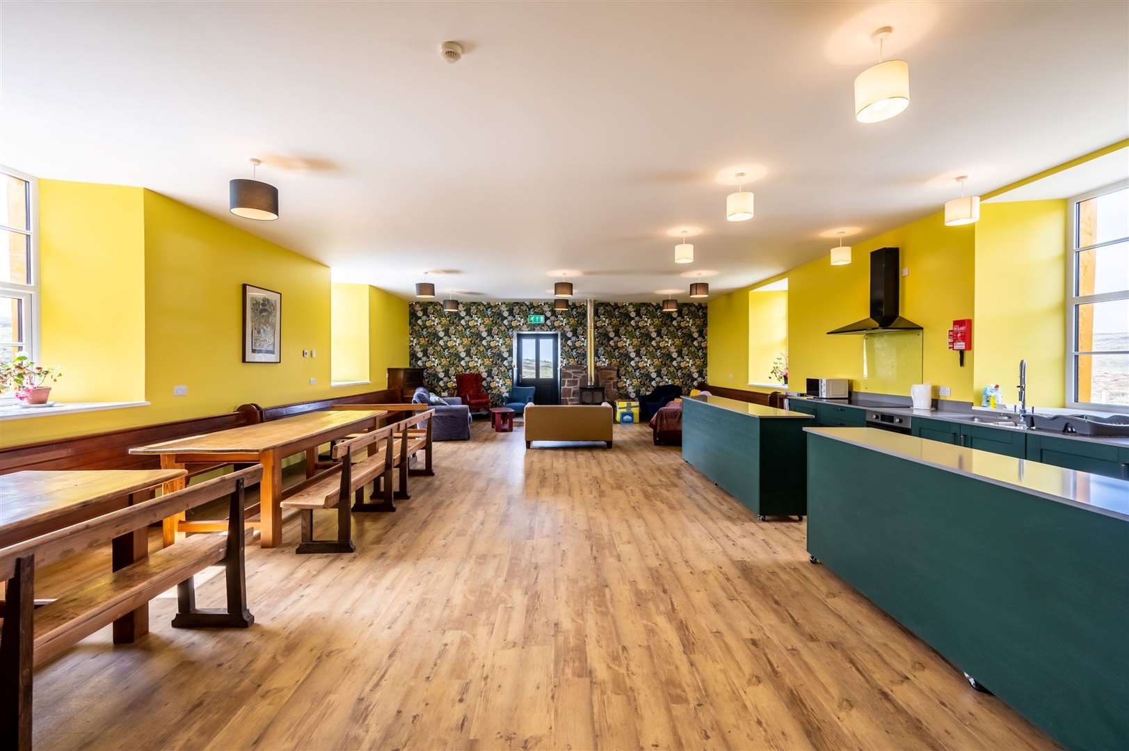 The modern, energy-efficient accommodation can accommodate up to 22 guests in total, including a self-contained studio flat which is perfectly suited for use as a manager’s accommodation if required.