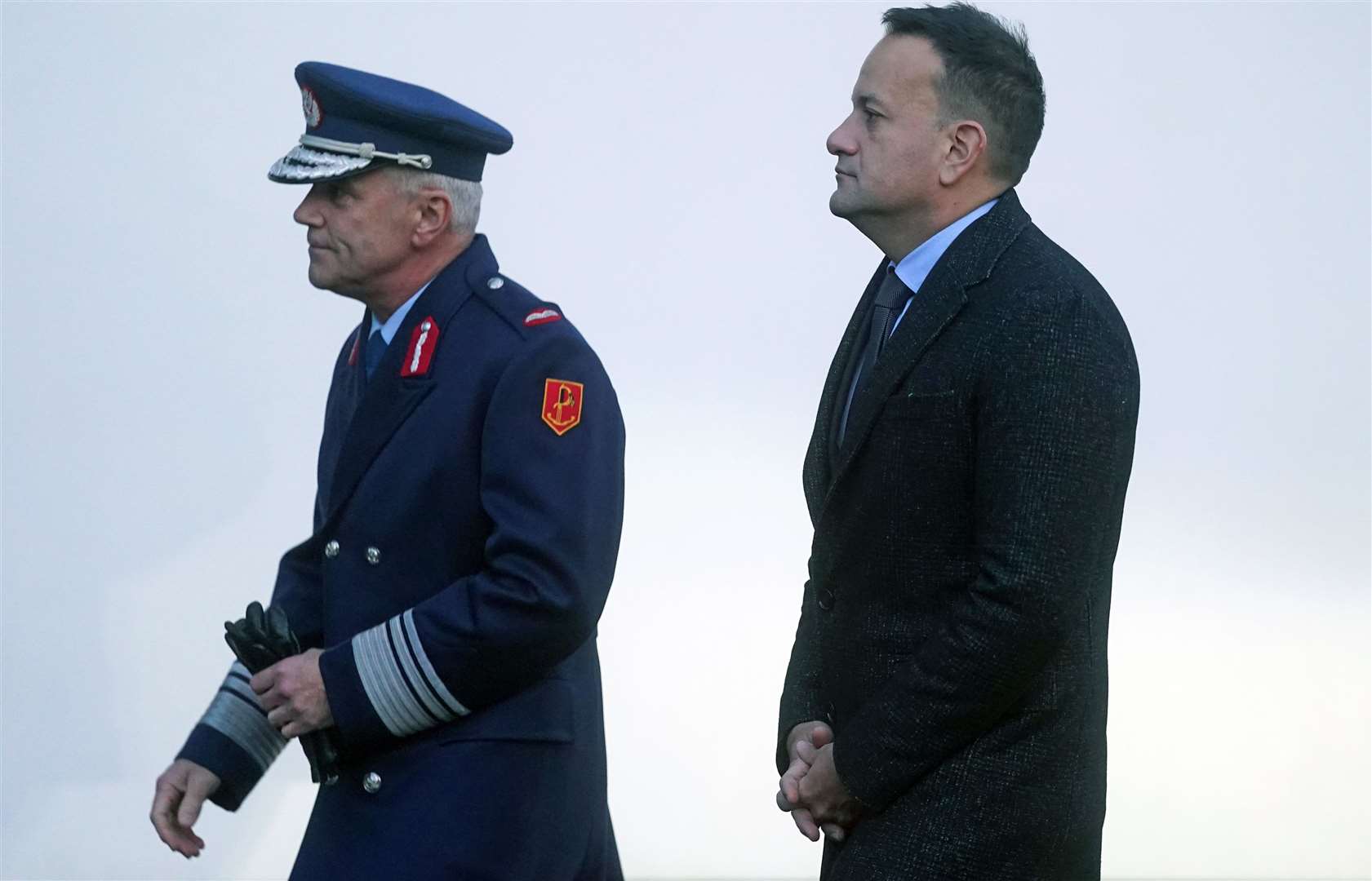 Lieutenant General Sean Clancy (left) and Taoiseach Leo Varadkar attended the funeral last week (Brian Lawless/PA)