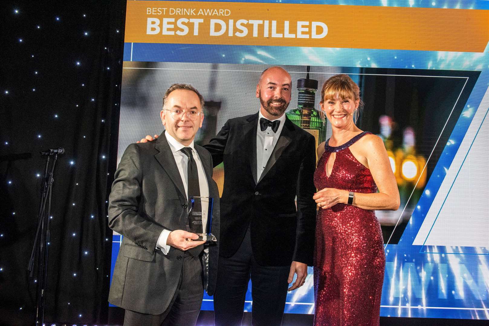 Robert Hicks (left) co-founder of The Highland Liquor Company, winner of the 2022 Best Distilled Drink award. Picture: Chris Watt Photography