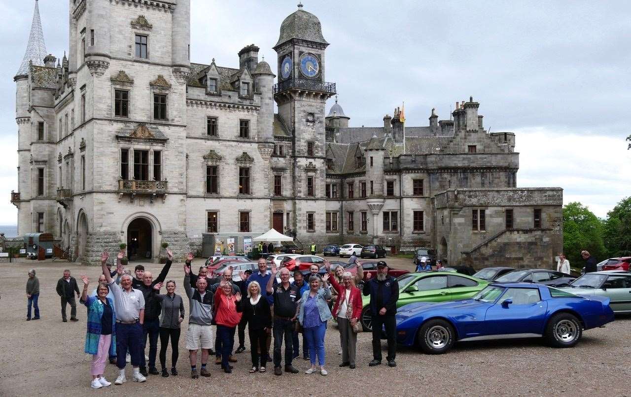 The group made their final stop off at Dunrobin Castle just outside Golspie.