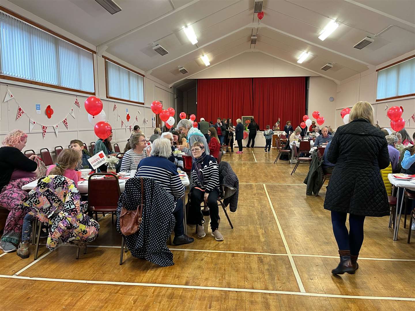 The soup and sweet event was held at Ardgay Hall.