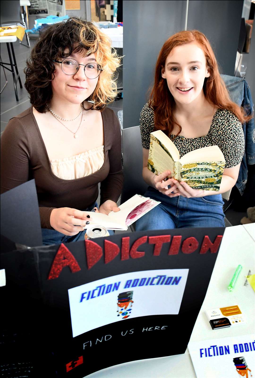 Dana Sanchez Mendez and Rebekah Mackinnon, Fiction Addiction. Picture: James Mackenzie.