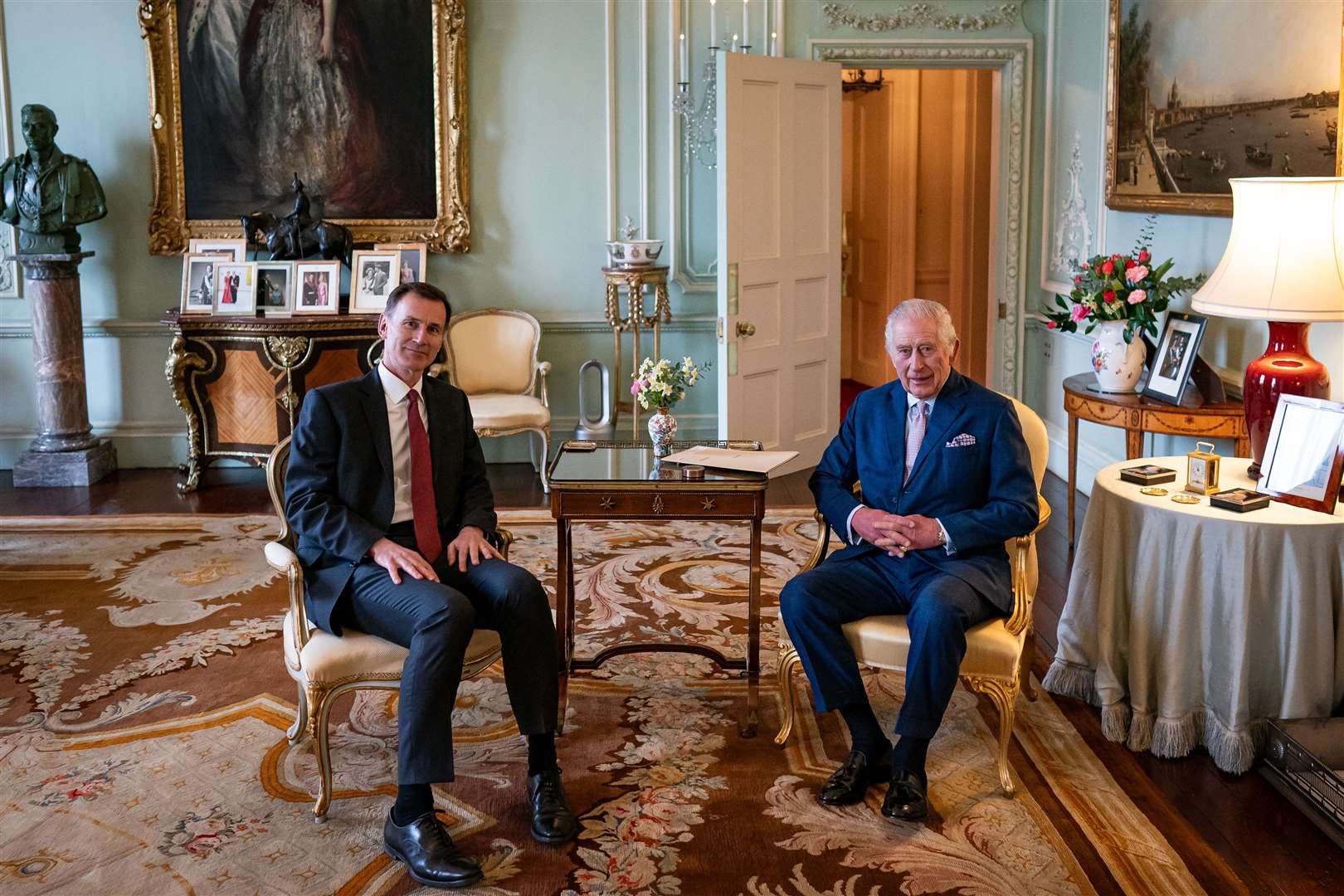 The King held a pre-Budget audience with Chancellor Jeremy Hunt at Buckingham Palace (Aaron Chown/PA)