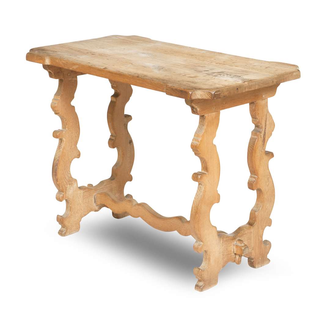 Limed oak Tuscan table in the style of Robert Lorimer and commissioned by Coco Chanel (Bonhams/PA)