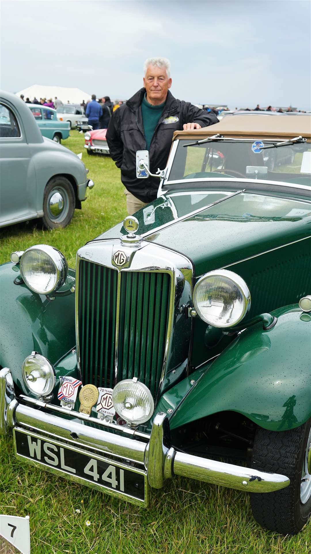 Club member Les Bremner with his 1951 MG TD. Picture: DGS