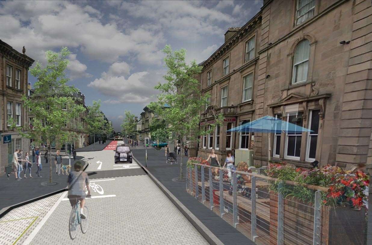 Council officers stressed today that plans for Academy Street will limit vehicle access – but not eliminate it completely.