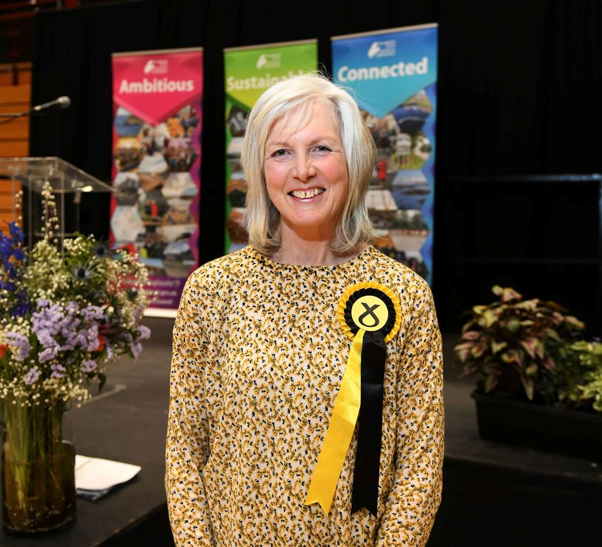 Newly elected councillor for north, west and central Sutherland, Marianne Hutchison (Scottish National Party) ...Picture: Callum Mackay.